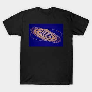 Saturn And It's Moons T-Shirt